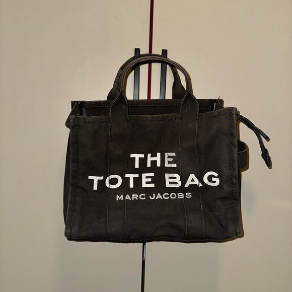 Authentic Marc Jacobs Black Tote Bag Medium Y2K - Picture 4 of 11